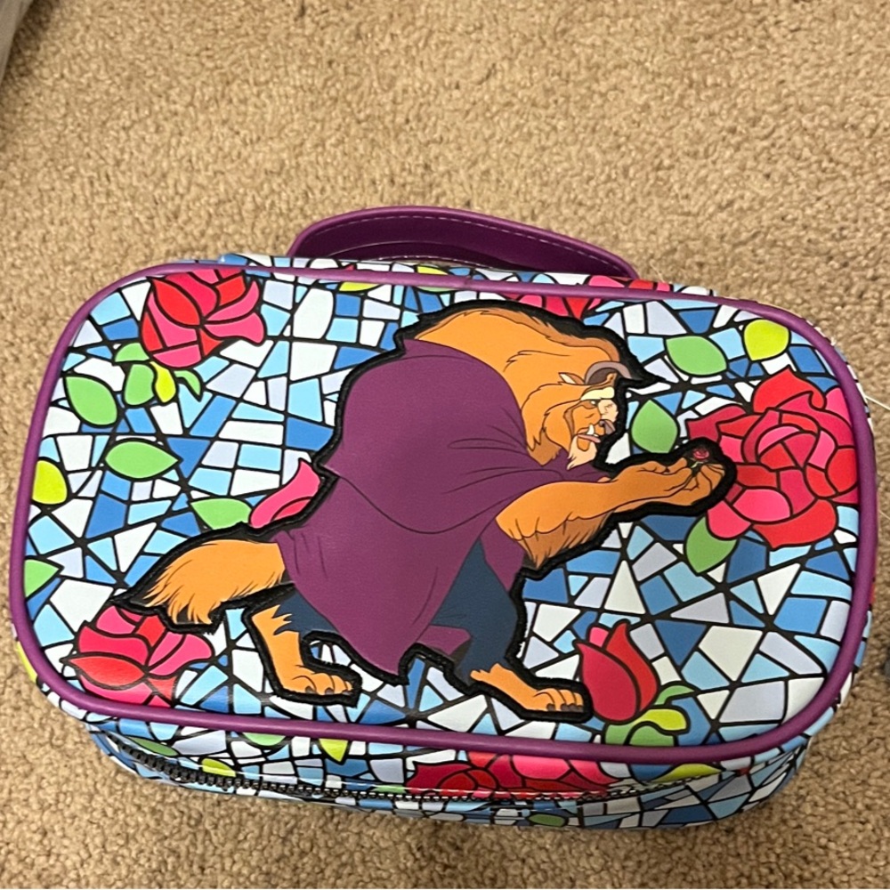 Buckle-Down Beauty and the Beast tote.